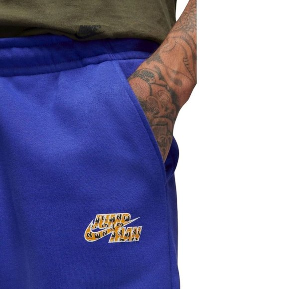 Nike Air Jordan Men's Sweatsuit Flight Tracksuit 2 PC Matching Concord Grape Set - Picture 12 of 14